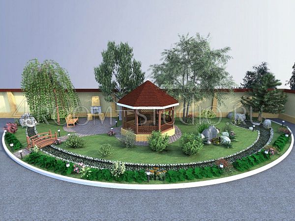 Дворовая территория участка по пер. Володарского